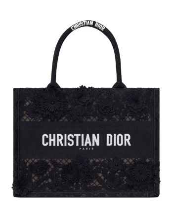 Christian Dior Medium Dior Book Tote Black